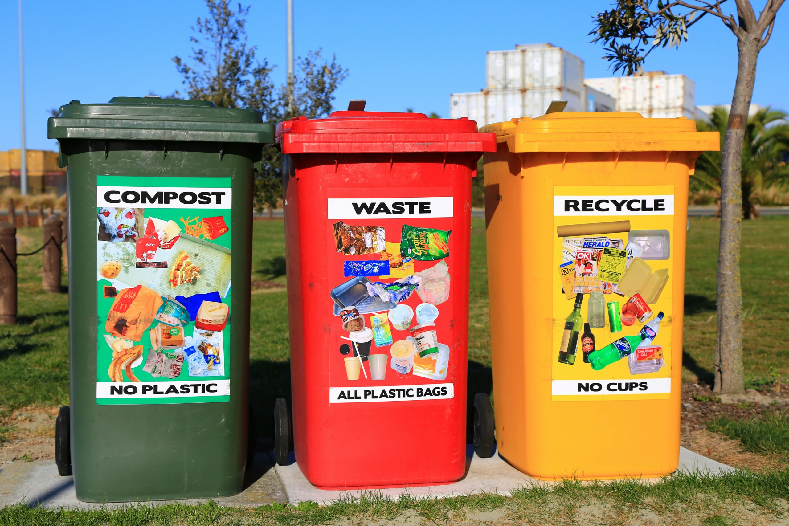 Recycling bins